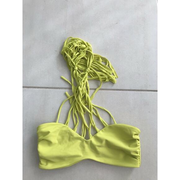 Mikoh Kahala Swimwear Criss Cross Halter Neck Tie Bikini Set Lilikoh Swim - Picture 6 of 12